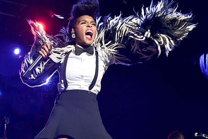Recording artist Janelle Monae performs onstage at Entertainment Weekly's PopFest at The Reef on October 29, 2016 in Los Angeles, California.